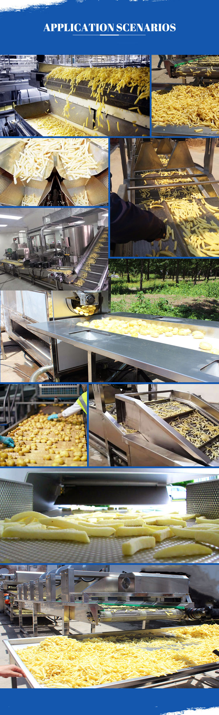 potato chips making machine price small scale semi-automatic frozen french fries potato chips production line