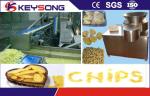Electric Power Potato Chips Making Machine Continous Belt Fryer Energy Saving