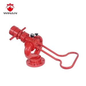 Quality Red Manual Fire Fighting Monitors Fire Emergency Equipment 30 Rated Flow wholesale