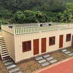 Luxury 20 Feet Prefabricated Shipping Container Houses Modular Fashion Design