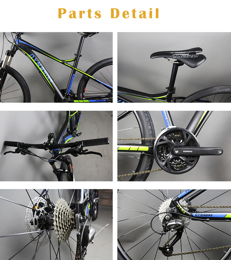 New design high grade OEM 29 inch aluminium alloy MTB bicicle with Shimano 21/24/27 speeds