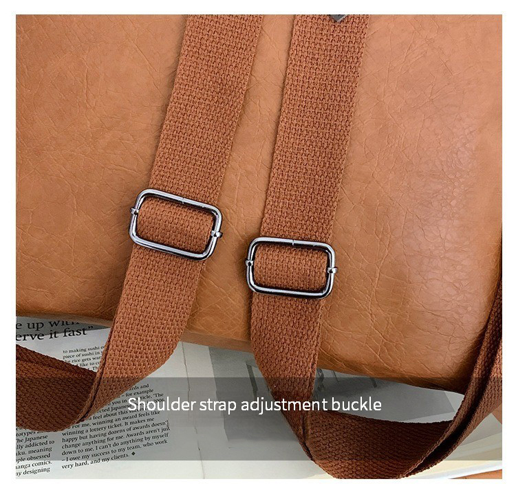 Waterproof Computer Laptop 2way Backpack for Girls Bange Bag Custom PU Leather