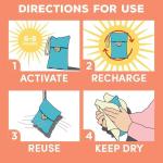 8x50g and 8x75g Bamboo Charcoal Air Purifying Bag for Fragrance-Free Air