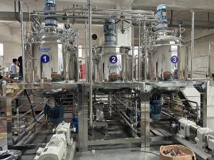 Quality High Shear Homogenizing Vacuum Emulsifier Mixer Lotion Emulsifying Machine wholesale