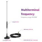 10dbi Gain Dual Band Mimo Loop Mounted Base Sucker Antenna for in Outdoor