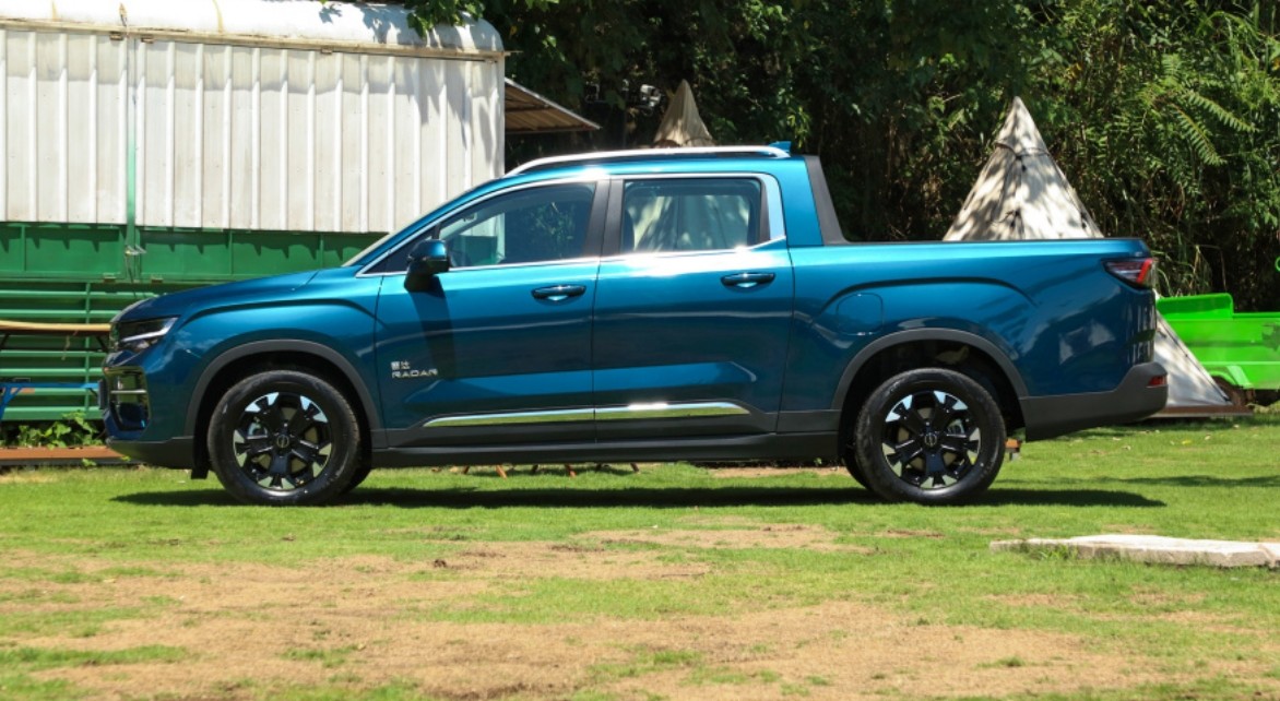 2023 EV Geely Radar Auto RD6 New Pure Electric Pickup Truck With 410km 550km 632km Range