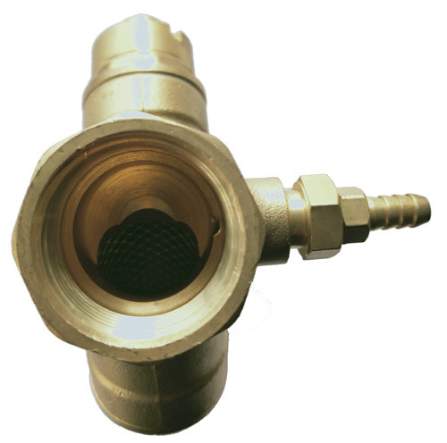 DN25 DN32 Magnetic Lockable Valve With Stemhead Round Patterned And Bottom