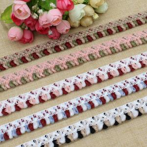 Quality Recycled 2.3cm Pearl Beaded Tassel Fringe Trim wholesale