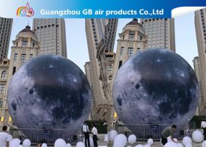Quality Custom 5m Inflatable Lighting Decoration Lighted Moon Ball For Outdoor wholesale