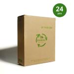 Round Handle environmentally friendly toothbrush Biodegradable Natural Wooden
