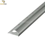 Round Open Shape Edge Metal Tile Trim Aluminum Polish Champagne Color