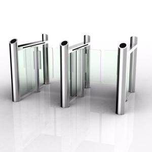 Quality 35p/m SU304 Waist Height Turnstile With 600mm Lane wholesale