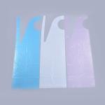 White Biodegradable Aprons Good Insulating Property 65 X 100 Cm 12 Mic