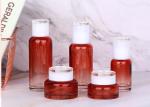 30G 50G Gradient blue Glass Cosmetic Bottles
