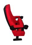 Red Fabric PP Home Theater Seating Chairs Movable Armrest Standard Size