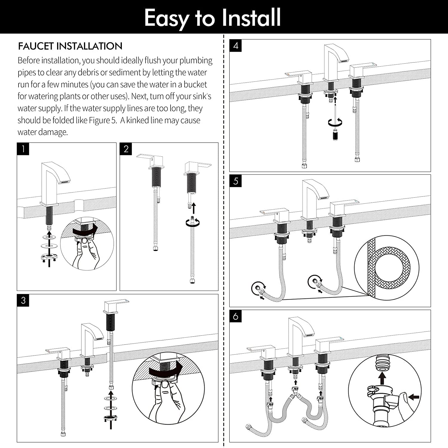 bath shower 3 hole single handle 2 basin heater rotating sink basin mixer kitchen torneira gourmet waterfall fauc