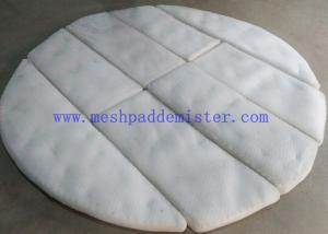 Quality 2500 mm Custom Order 8 Parts Plastic PTFE Knitting Mesh Demister Pad wholesale