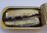 125G Canned Sardines In Vegetable Oil Canned Fish For Supermarkets