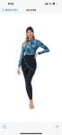 Digital Print Muslim Swimsuit Three Piece Islamic Burkini Swimsuit Polyamide
