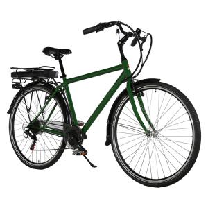 Quality OEM Lightweight Electric Road Bike 28in Steel Frame With 36V 250W Rear Motor wholesale