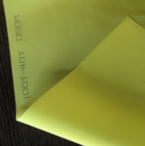 Quality Yellow Plain Weave Monofilament Polyester Mesh Low Elongation Eco Friendly wholesale