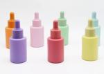 Leakproof Cosmetic Dropper Bottle 20ml Glass Bottle With Pipette Silk Screen