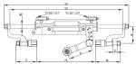 18 Mm Diameter Marine Steering Hydraulic Cylinders , Hydraulic Steering Cylinder