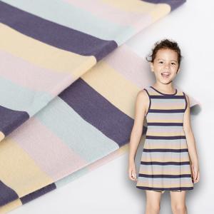 Quality Skin-Friendly And Environmentally Friendly Good Quality Striped Cotton Fabric For T- Shirt wholesale