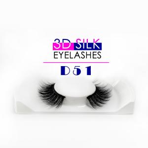 Quality Natural Premium Silk Lashes , Various Design Soft Synthetic Silk Lashes wholesale