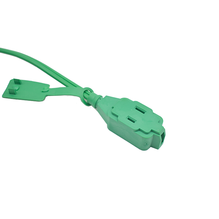 Power Cord with NEMA Male End Type Waterproof Indoor Outdoor Extension Cord and Four Sockets
