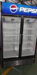290L Direct Cooling 2 Door Drink Display Fridge Beverage