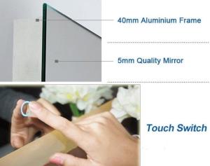 Quality Energy Saving Illuminated Bathroom Mirrors , Wall Mirror With Led Lights wholesale