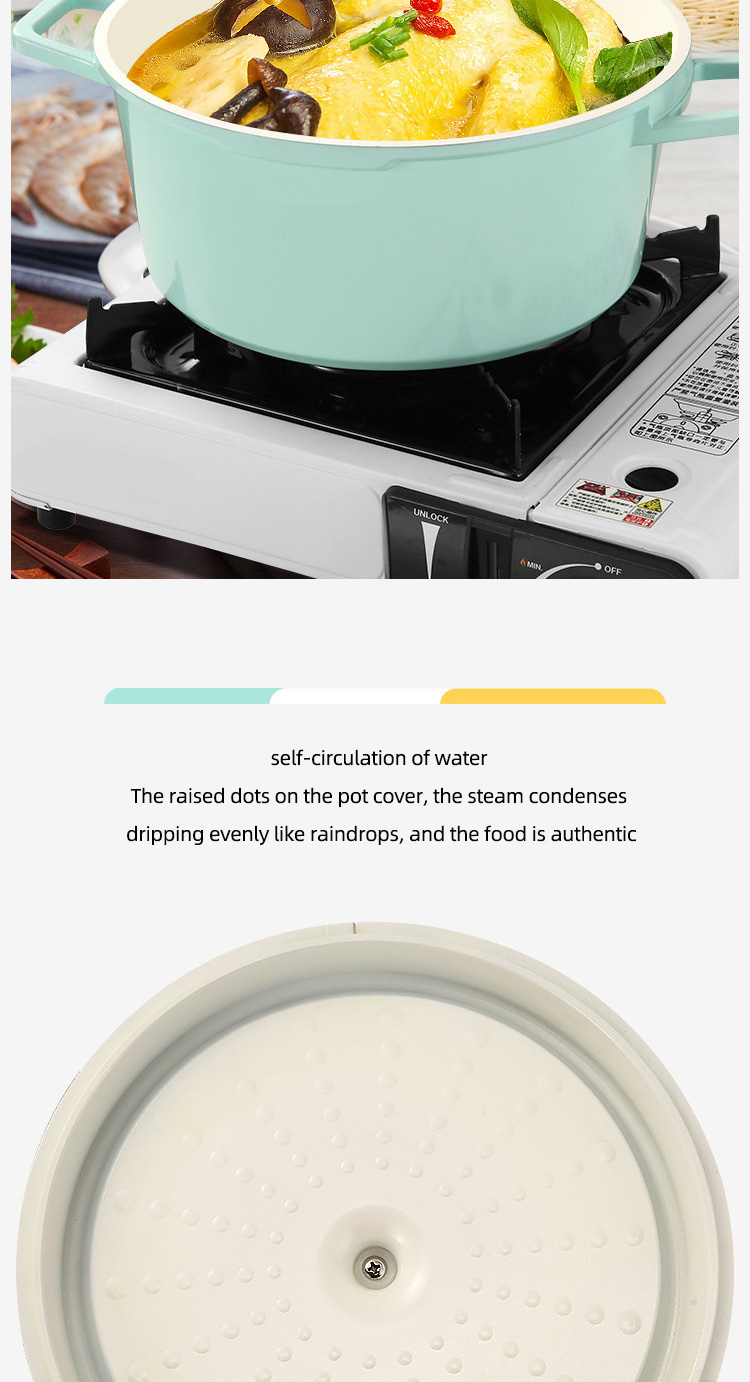 Wholesale Top Seller Kitchen Cookware Cooking Soup Non Stick Multipurpose Sauce Pot With Aluminum Lid