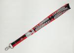 Gift Bamboo Id Card Sublimation Printing Lanyards , Name Badge Lanyards