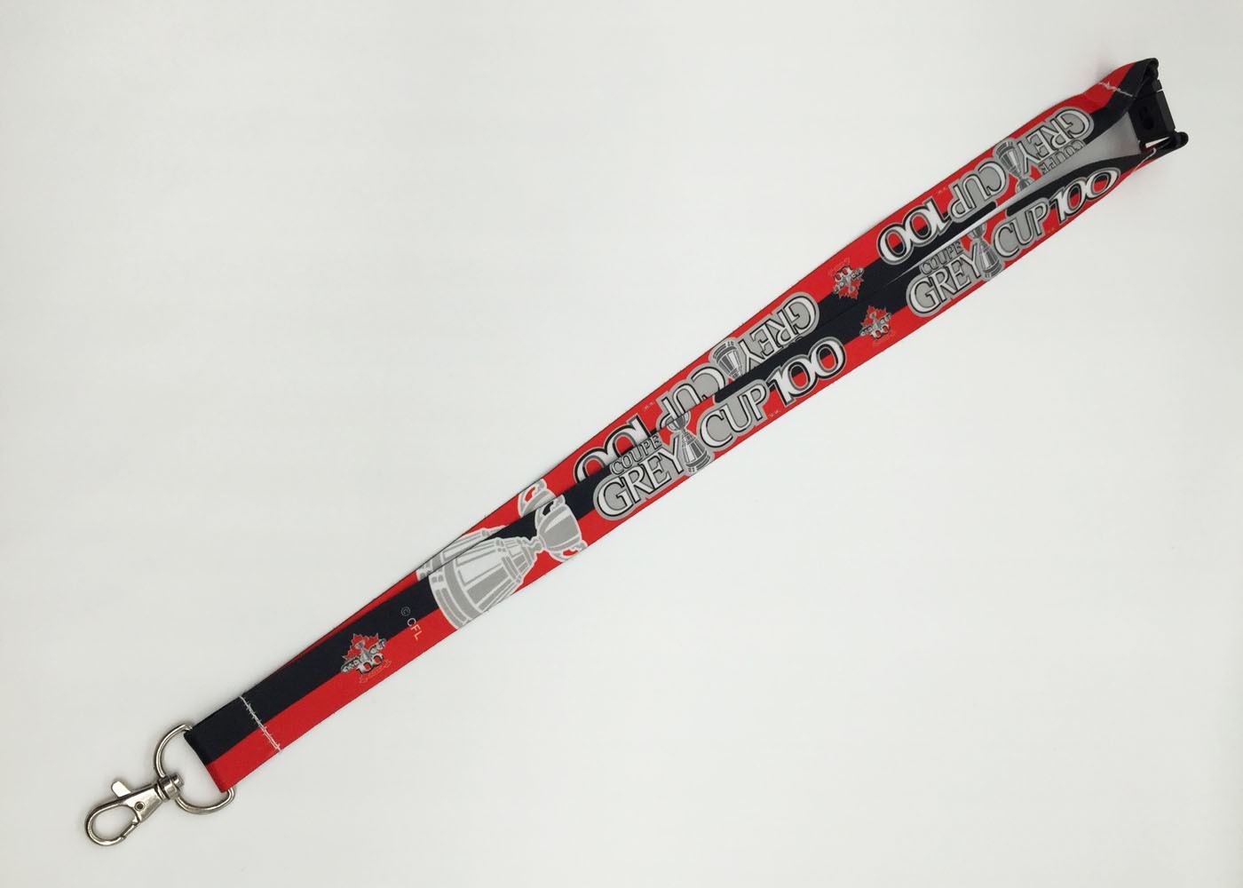 Full Color Polyester Neck Dye Sublimation Lanyards With J - Hook , Stock Free