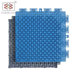 Quality UV Resistant PP Interlocking Floor Tiles 25x25cm Shock Absorbent 30% wholesale