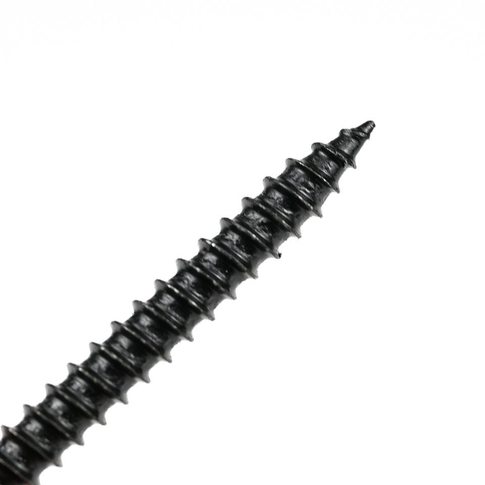 Black Ruspert Coating Stainless Steel Square Pan Head Wood Timber Screws