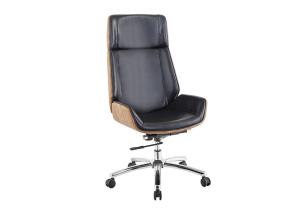 Quality Multifunctional Rotatable PU 82cm Black Leather Rolling Chair wholesale