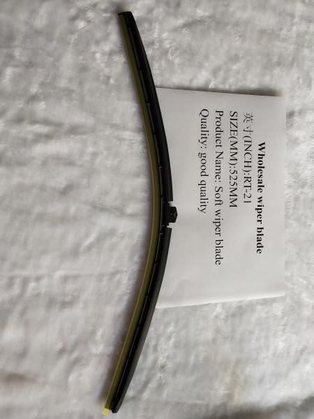 Black Window Wiper Blades , Mitsuba Silicone Painting Windshield Double Soft