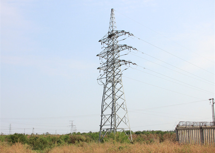 Structural GR50 500KV S355JR Lattice Transmission Tower
