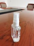 Portable Hand Washing Liquid Alcohol Spray Bottle Octagonal Bottle Flip Pet
