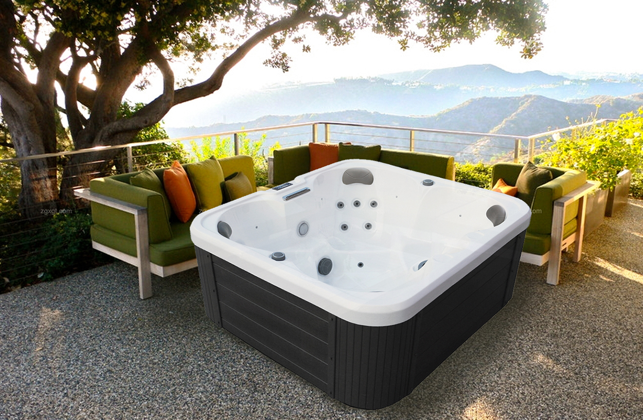 4 Persons Acrylic Portable Hot Tubs Whirlpool Massage Bathtubs