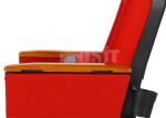 Confortable Red Color Padded Church Chairs Center To Center 580mm Size