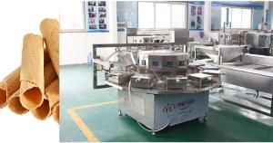 Quality Automatic 1600Pc/H Ice Cream Waffle Cone Making Machine wholesale