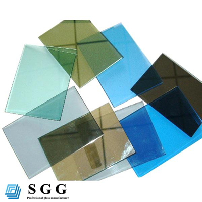 High quality colored tempered glass (bronze, grey, blue, green)