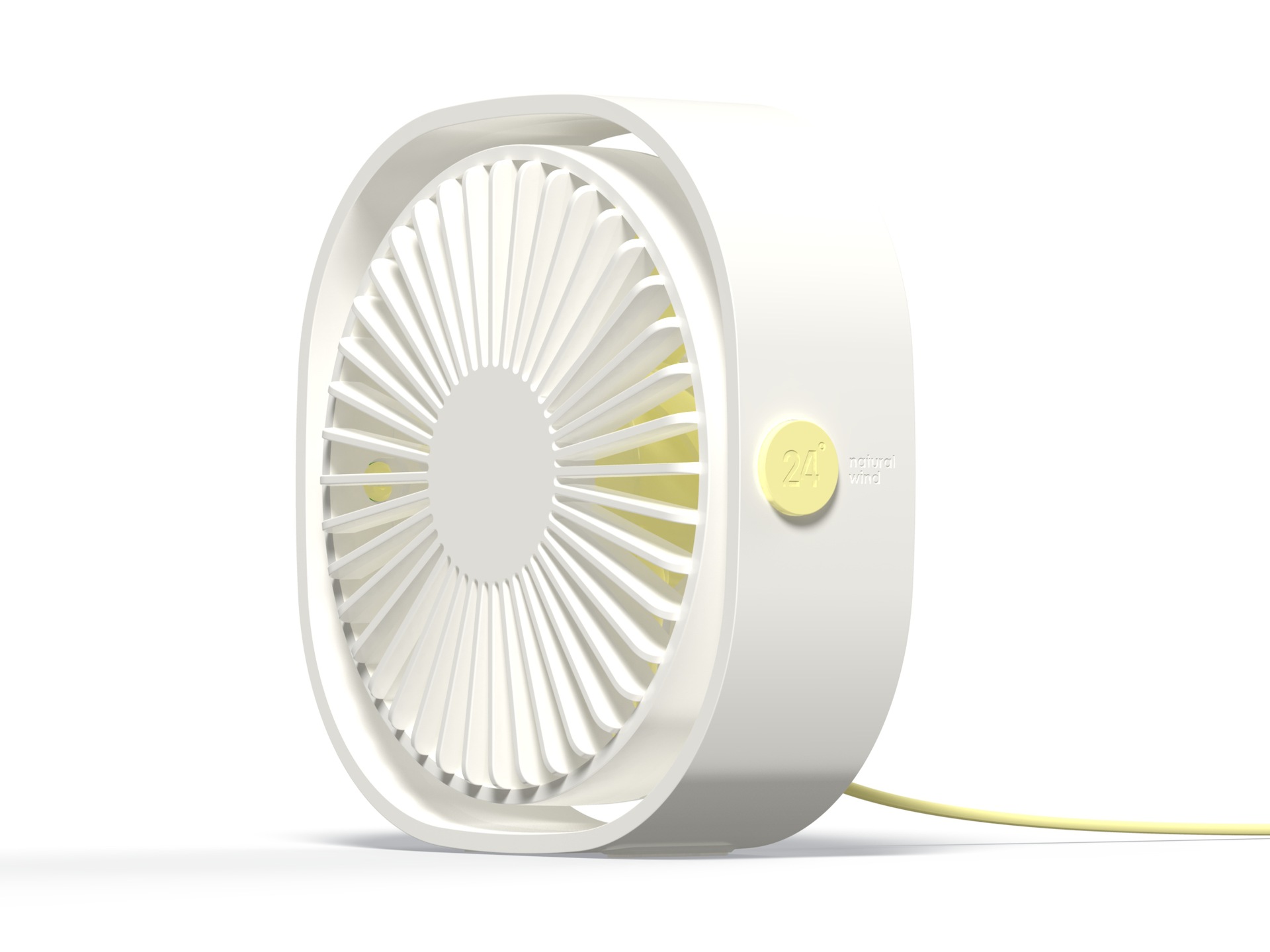 DC5V/1A 4.2W Battery Type Rechargeable Desktop Air Cooling Fans with 3X Speed Mode
