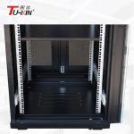 Waterproof Locking Computer Server Rack Cabinet Power Coating Loading 500 Kg