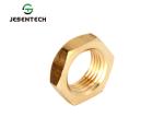 Knurled Industrial Metal Nuts , Custom Made Brass Non Standard Fasteners