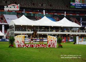 Quality Double Decker High Peak Tents With Glass Walls For Horse Competition wholesale
