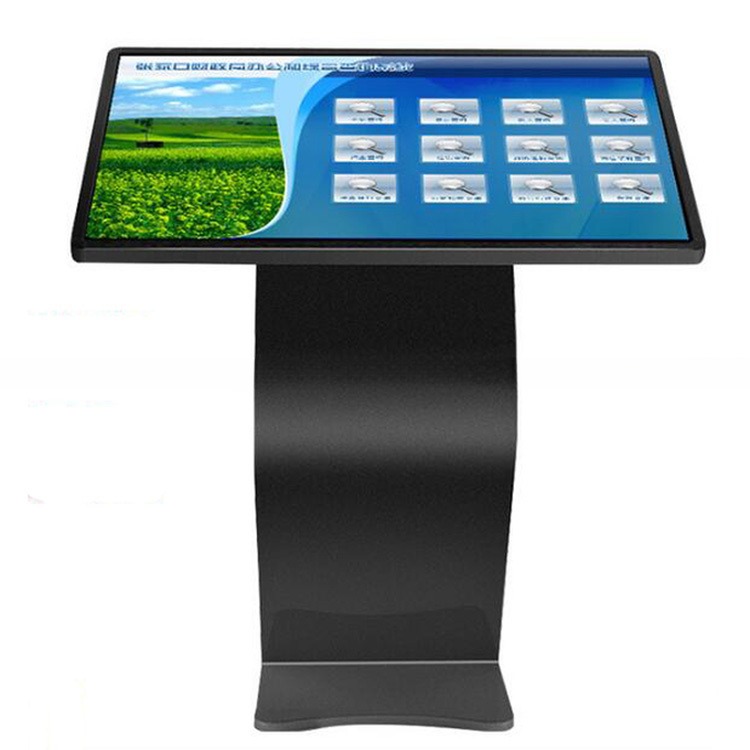 24" inch Floor standing touchscreen LCD LED monitor with mini PC